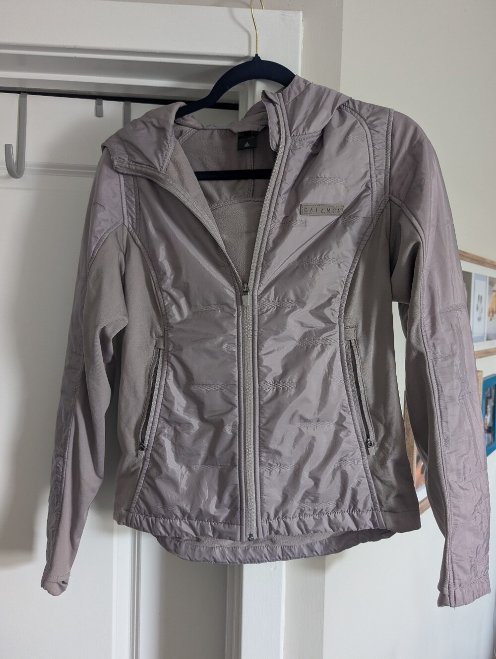 Balance Athletica Gray Hooded Jacket